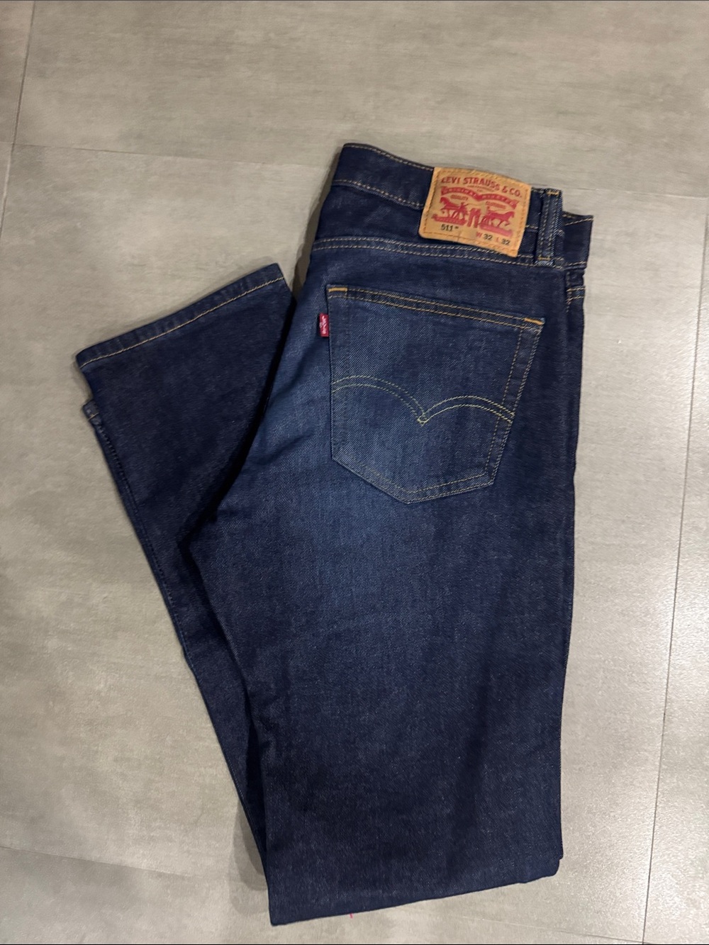 Levi's Men's Indigo Slim Straight Jeans